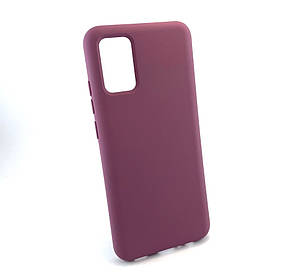 Samsung Galaxy A02s, A025 чохол накладка Avantis Case Full силіконовий бузковий