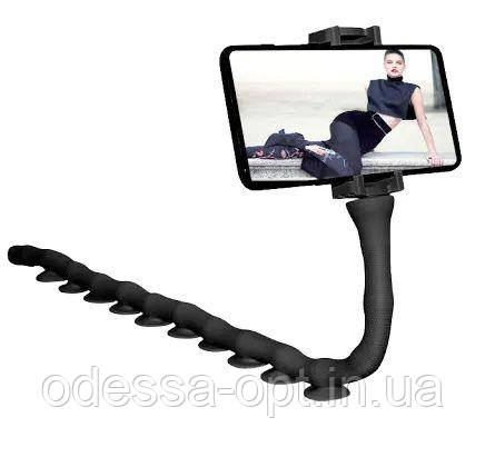 Тримач для телефону гнучкий універсальний із присосками Cute Worm Lazy Holder, фото 2