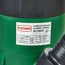 Насос погружной дренажний для чистої води NOWA DC C600f, фото 5