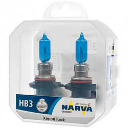 Галогенова лампа Narva Range Power White HB3 (9005) 48625 12V 60W PK22s Twin Set