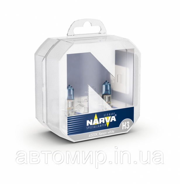 Автолампи NARVA 48602 TWIN SET H3 12V 55W RANGE POWER WHITE