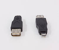 Переходник usb af (мама) - micro usb (папа)