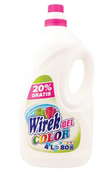 Гель для прання кольорових тканин Wirek Color 4 л