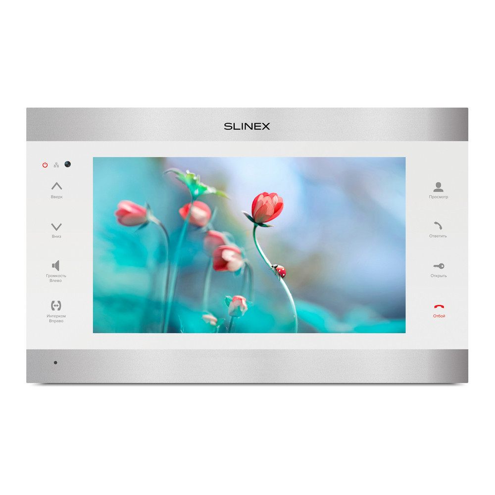 IP-відеодомофон Slinex SL-10IPTHD (silver + white)