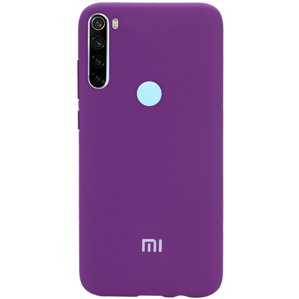 Чохол Silicone case для Xiaomi Redmi Note 8 (09) Purple фіолетовий