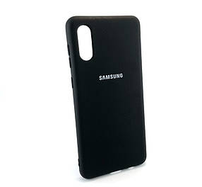 Чохол для Samsung Galaxy A02, A022 накладка на бампер силіконовий Silicone Case full чорний силіконовий