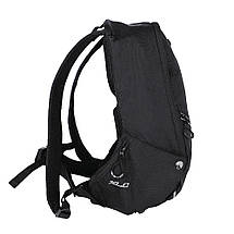 Велосипедний рюкзак із дощовиком заплечний XLC BA-S100, чорно-сріблястий, 14л, фото 3