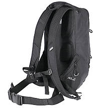 Велосипедний рюкзак із дощовиком заплечний XLC BA-S100, чорно-сріблястий, 14л, фото 5