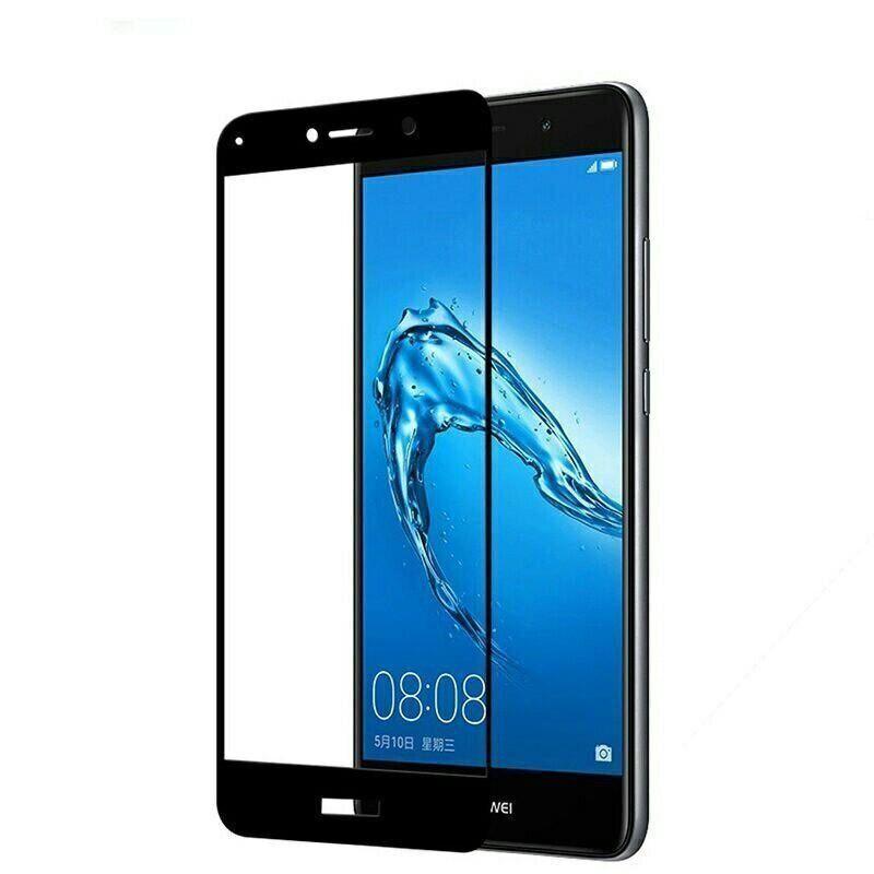 Захисне скло для Huawei Y7 2017 black Silk Screen