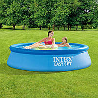 Надувний сімейний басейн Intex 28106 Easy Set, 244×61 см, 2 419 л, фото 3
