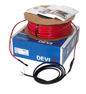 Нагрівальний кабель для електричної теплої підлоги DEVIflex 18T (DTIP-18) 1005 Ват 54 метри, фото 2