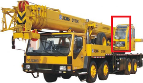 Скло кабіни оператора для XCMG QY25K5