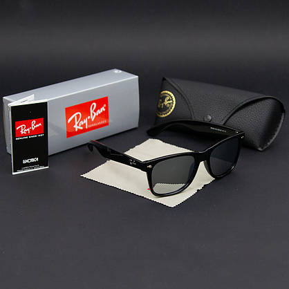 Сонцезахисні окуляри RAY BAN Wayfarer поляризаційні антиблікові UV400 (арт. 2140P), фото 4