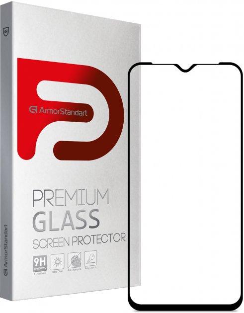 Захисне скло для Tecno Pova (LD7) Armorstandart Full Glue Black (ARM58472)