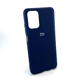 Чохол для Xiaomi Redmi Note 10 накладка на бампер Avantis Full Case силіконовий синій