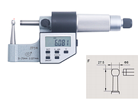 Микрометр трубный цифровой МТЦ 0 - 25 мм IP 54 тип F