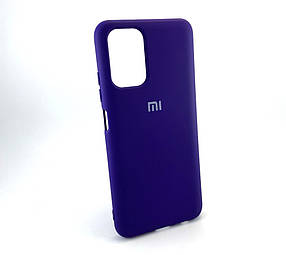 Чохол для Xiaomi Redmi Note 10 накладка на бампер Avantis Full Case силіконовий фіолетовими