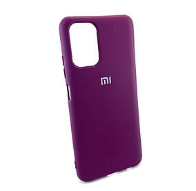 Чохол для Xiaomi Redmi Note 10 накладка на бампер Avantis Full Case силіконовий фіолетовий