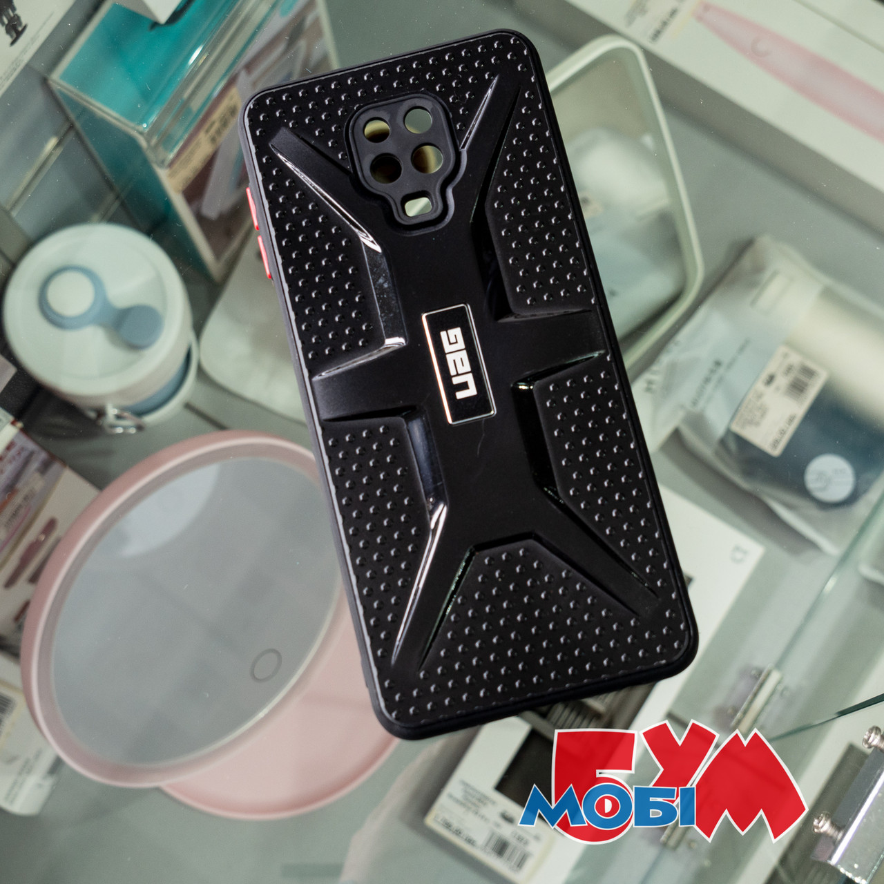 Чохол TPU+PC UAG Xiaomi Redmi Note 9s/Note 9 Pro/Note 9 Pro Max чорний