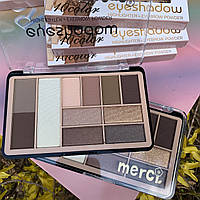 Палітра тіней 3в1 (для очей, брів і хайлайтери для обличчя ) MERCI EYESHADOW M-511 №1