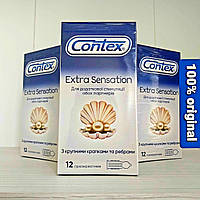 Презервативы Contex Extra Sensation с точками и ребрами 2 в 1 для дополнительной стимуляции. #12