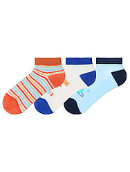 Шкарпетки для хлопчика укорочені літні сітка, Bross (розмір 34-36(8-10 л))