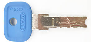 Декоративна накладка на ключ Evva 4ks (Австрія) Блакитний