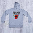 Трикотажне худі Chicago Bulls | кежуал толстовка, фото 3