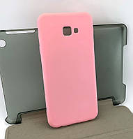 Чехол для Samsung j4 Plus 2018, j415 накладка бампер Miami Soft противоударный силиконовый розовый
