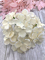 Штучна головка гортензії (Айворі 16 см), фото 3