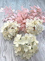 Штучна головка гортензії (Айворі 16 см), фото 4