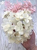 Штучна головка гортензії (Айворі 16 см), фото 2