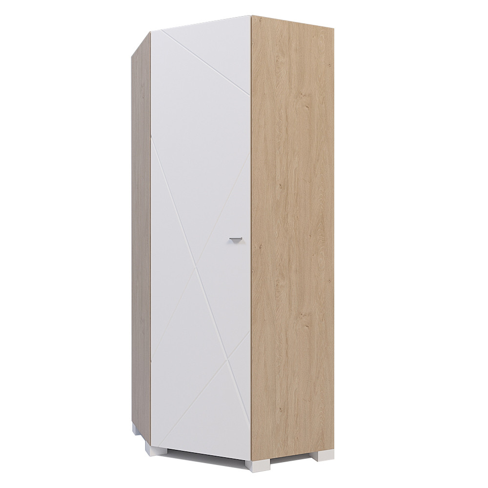Шафа кутовий Х-Скаут Х-22 білий мат/дуб
