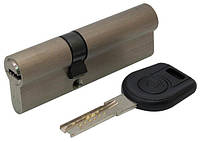 Дверной цилиндр ( сердцевина ) BRUNO SECURITY 35*55мм ключ/ключ Никель полированный