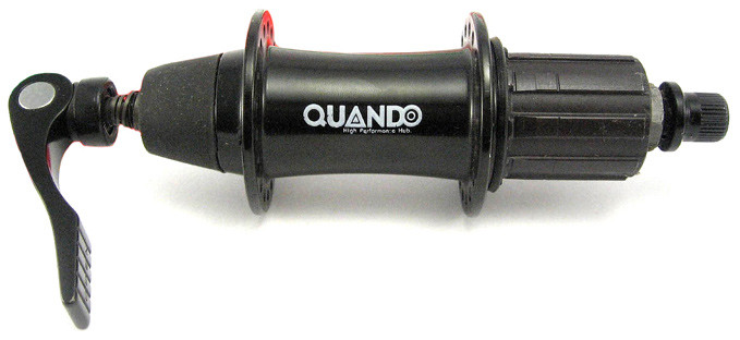 Втулка задня AL V-brake касета QUANDO KT-AR8R 32H, QR 145mm 8/9 шв. чорна