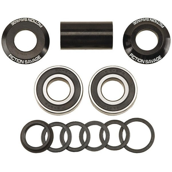 Каретка Fiction SAVAGE MID SEALED BOTTOM BRACKET, 19mm, чорний