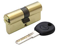 Дверной цилиндр ( сердцевина ) RDA лазерный 40*40мм ключ/ключ Латунь полированная