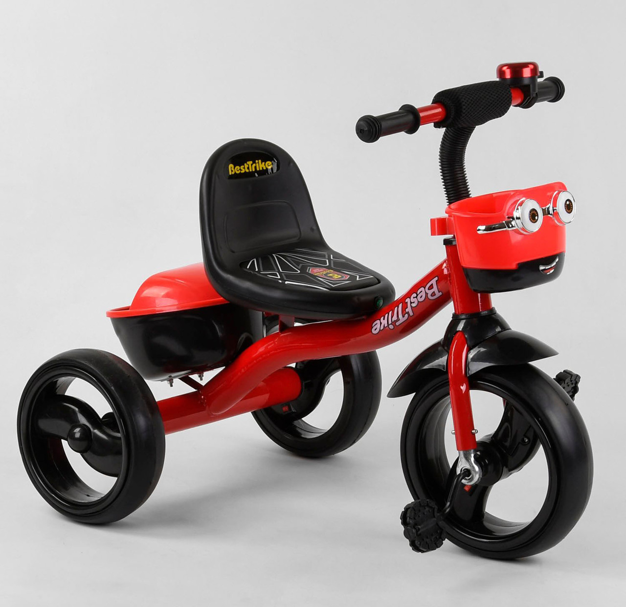 Велосипед 3-х колісний 97282 Best Trike колеса EVA зі світлом і звуком, переднє d = 10", заднє d = 8", фото 1