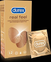 Презервативы Durex Real Feel новая технология кожа к коже для естественных ощущений # 12 шт.