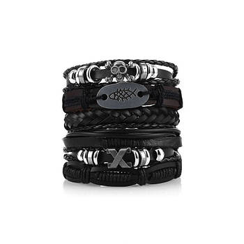 Браслет шкіряний вінтажний Type L