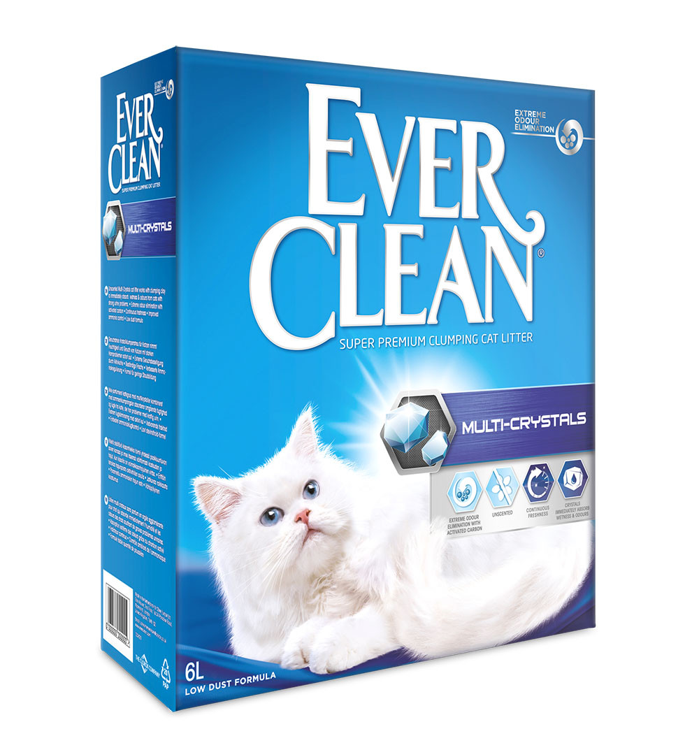 Ever Clean наповнювач для котячих туалетів Мульти-Кристали - 6 л