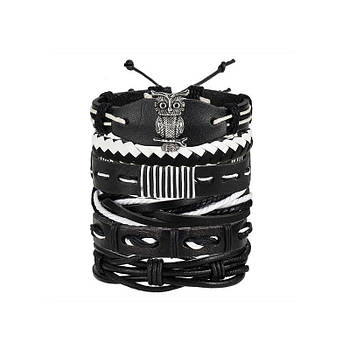 Браслет шкіряний вінтажний Type J