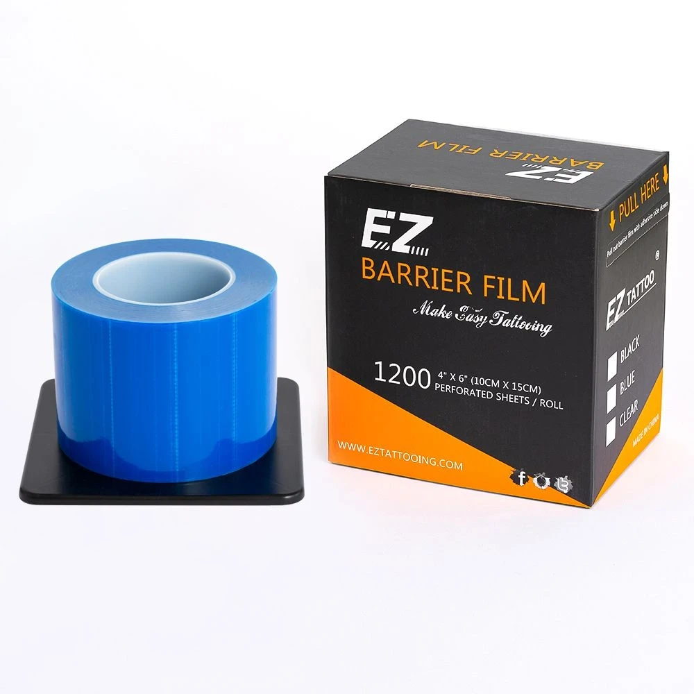 Універсальний бар'єрний захист для тату EZ Barrier Film Blue, фото 1