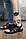Чоловічі сандалі шкіряні літні чорний+коричневий Clubshoes З 21 р. 40 45, фото 2