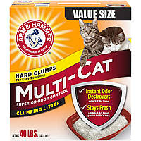 Arm&Hammer Multi-Cat Strength Комкующийся наполнитель, с ароматом свежести - 18,14 кг