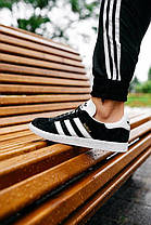 Кросівки Adidas Gazelle Core Black Cloud White Gold - BB5476, фото 6