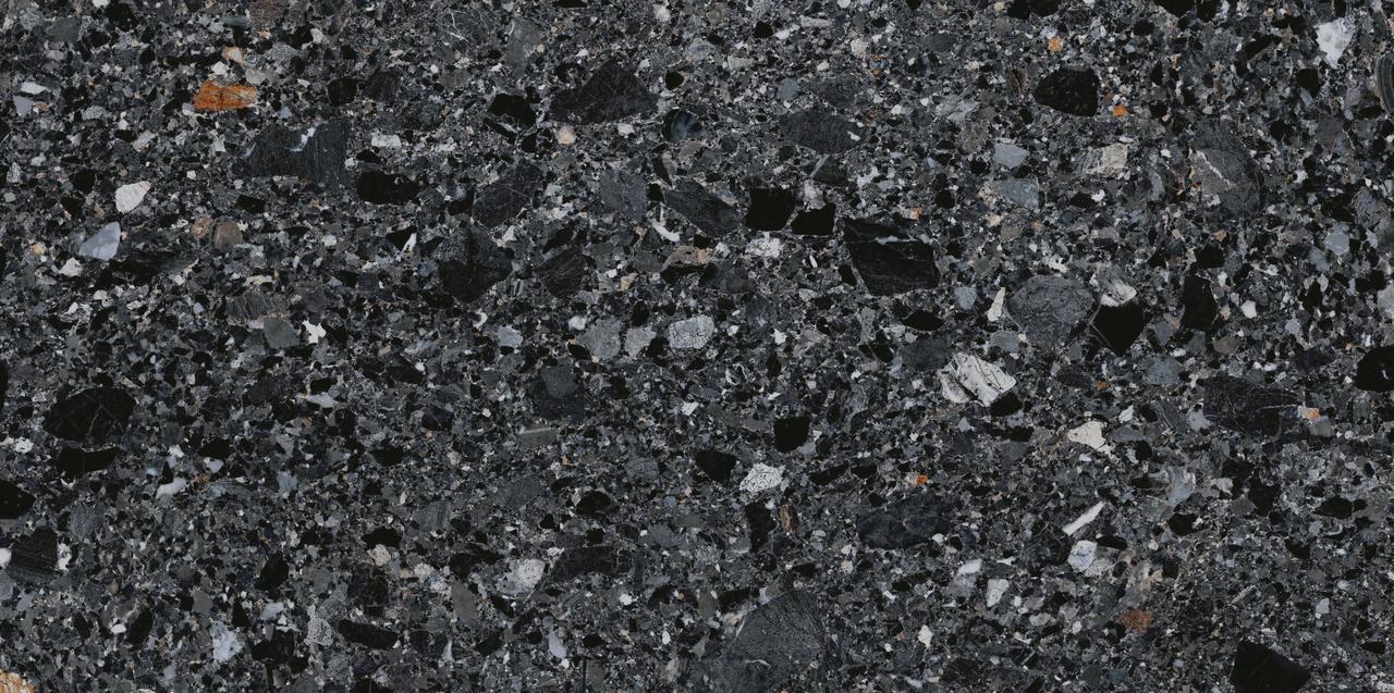 TERRAZZO плита керамограніт 600*1200 мм mono anthracite semi lappato Уп. 1,44м2/2шт