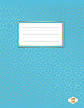 Зошит фоновий 12 арк. лінія "Тетрада" / Шкільний