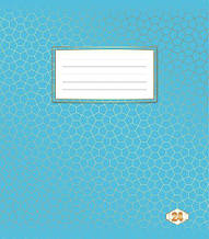 Зошит фоновий 24 арк., клітинка "Тетрада" / Шкільна