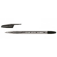 Ручка кулькова Economix Ice Pen 0,5мм чорна корпус напівпрозорий